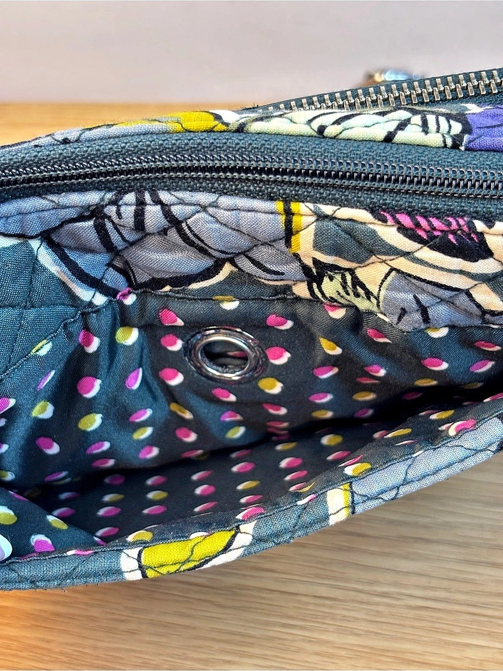 Vera Bradley Quilted “Falling Flowers” crossbody bag - Picture 3 of 9